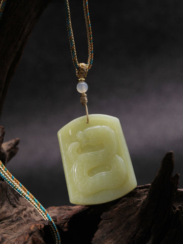 Chinese shamanistic guardian spirit snake fairy pendant