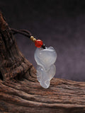 Chinese shamanic fox totem pendant