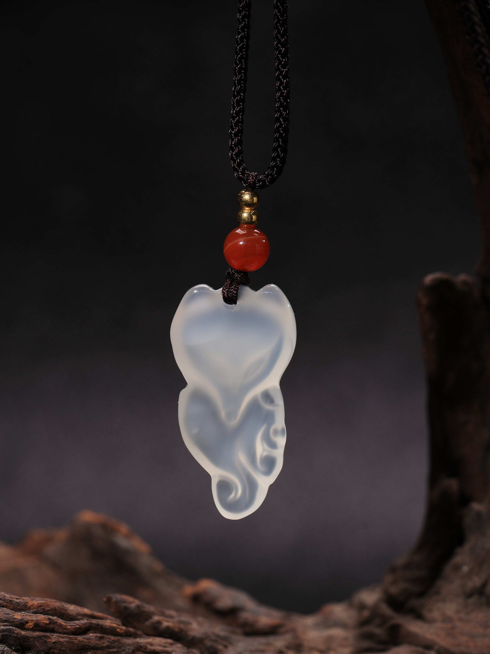 Chinese shamanic fox totem pendant