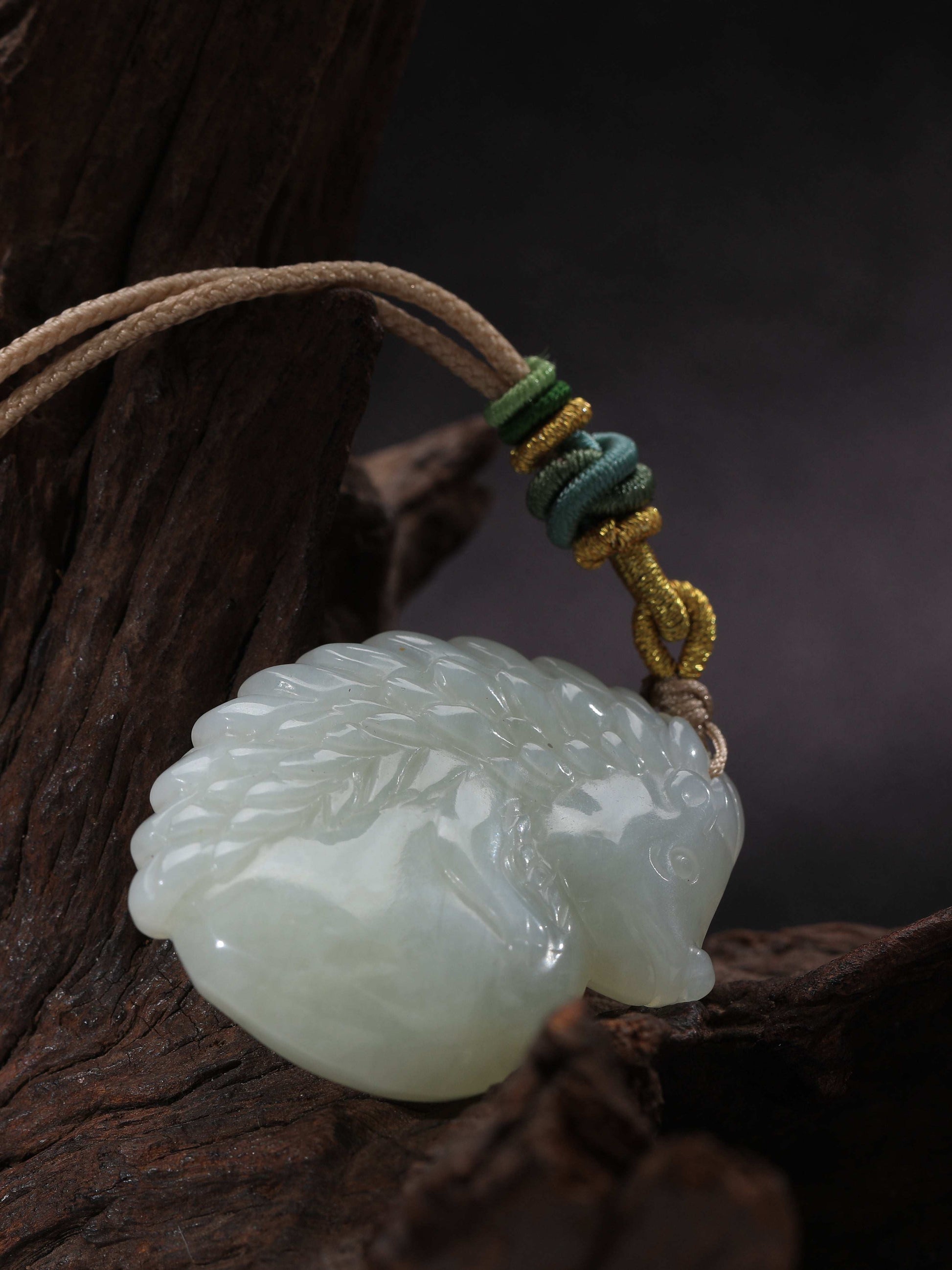 Chinese shamanic hedgehog totem pendant